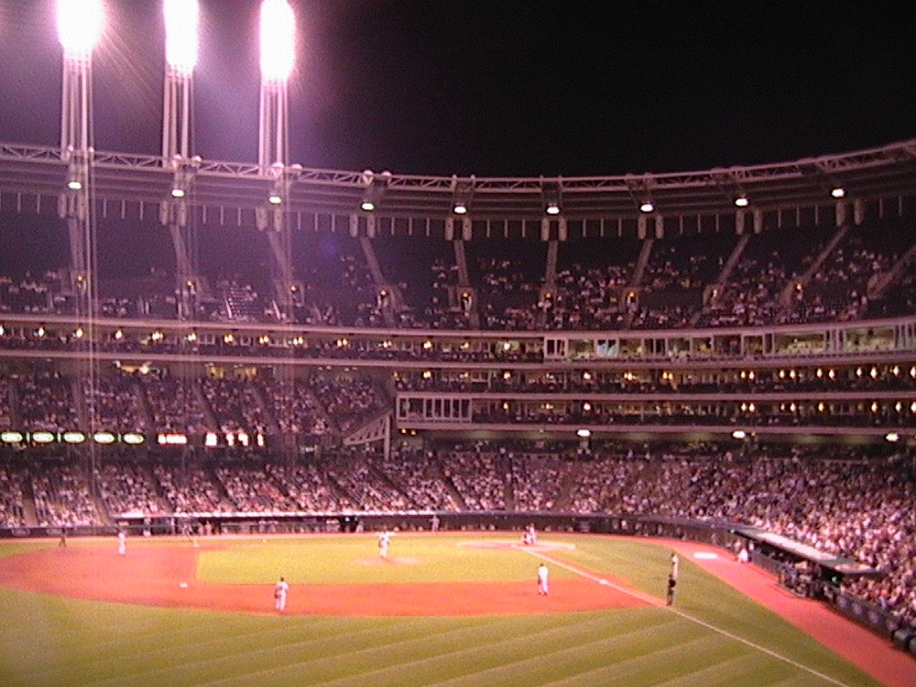 View from the outfield near John Adams