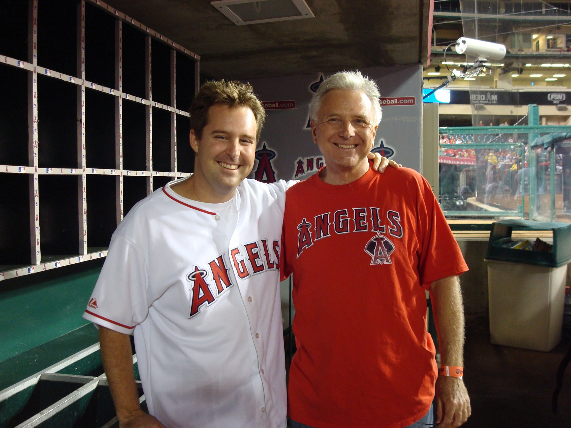 Brian & Terry Tweedt in the Dugout