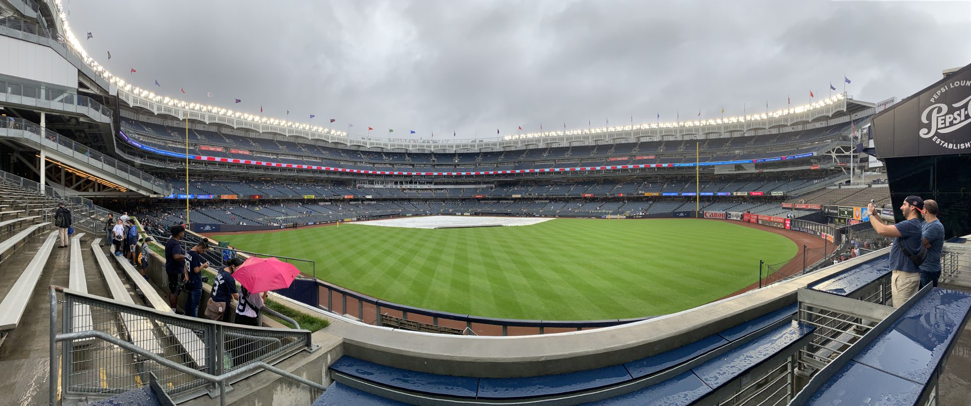 View from center field