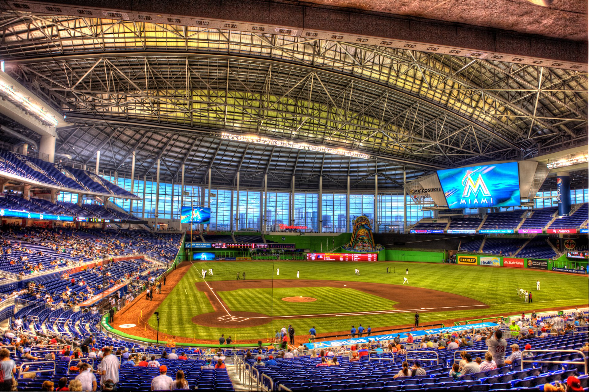 HDR Photo of Marlins Park