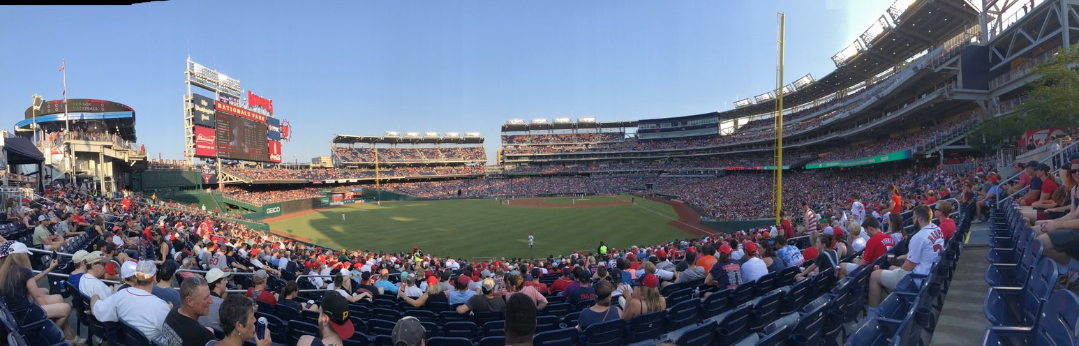View from seats