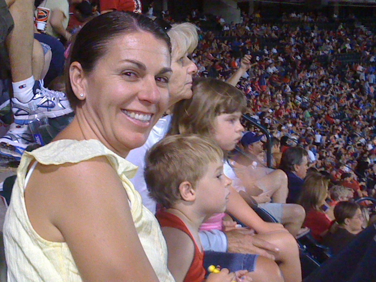 In the stands in 2010 at "Chase Field"