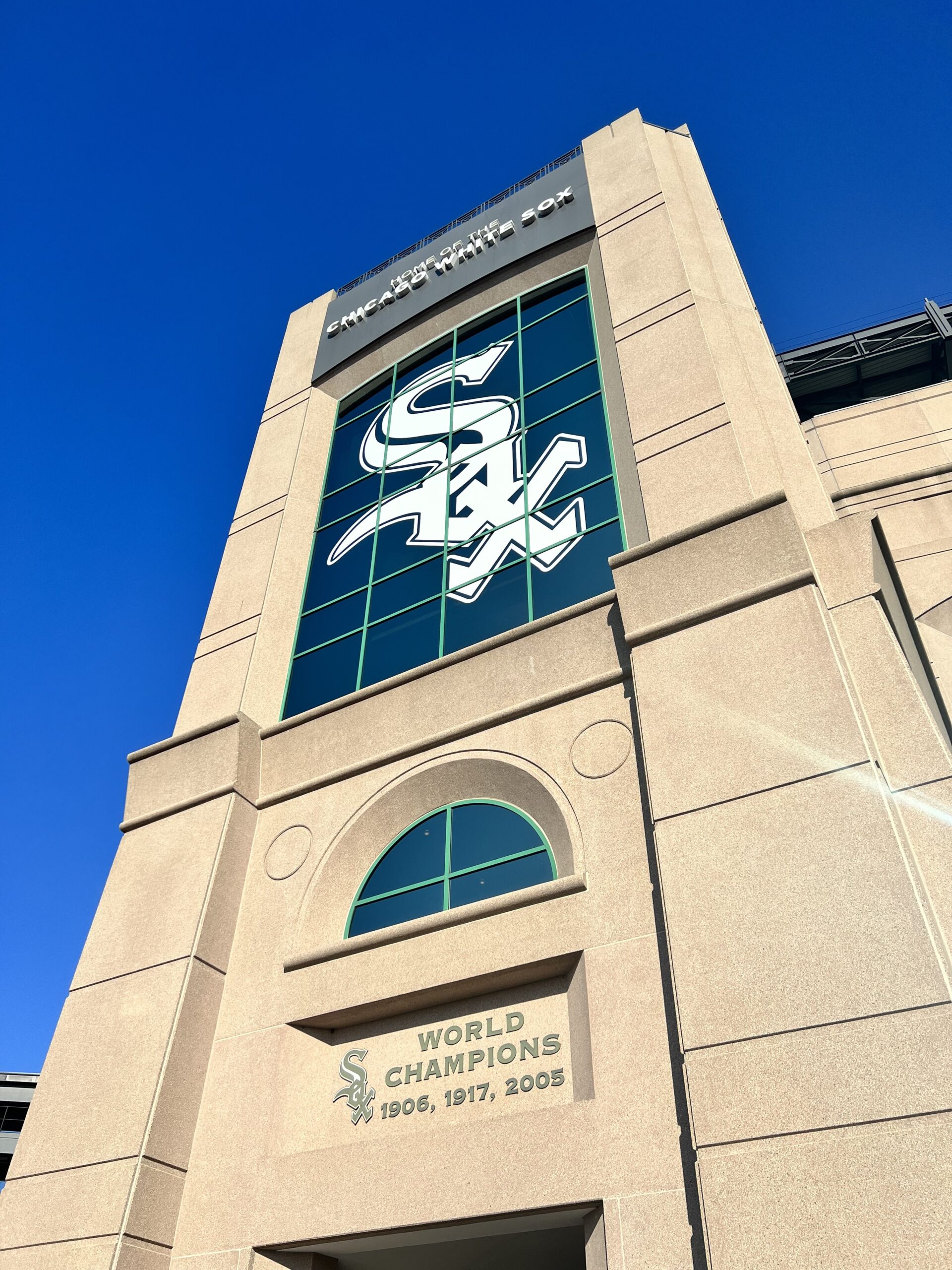 Outside near home plate