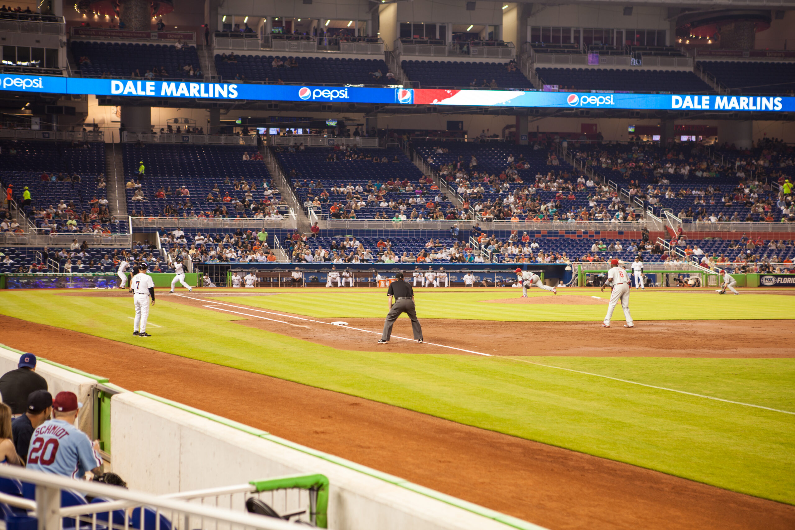 View from the seats