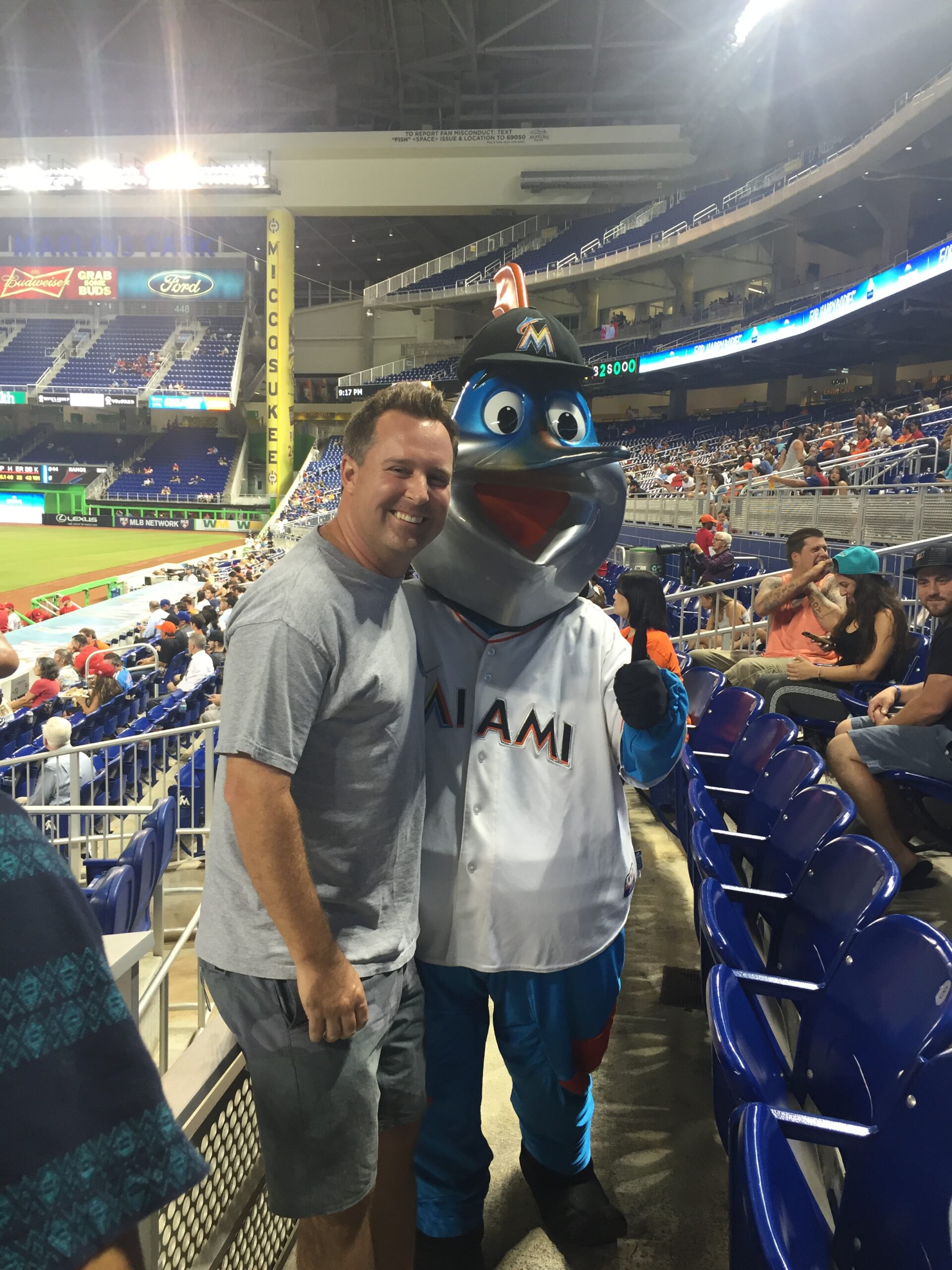 Brian and Billy the Marlin
