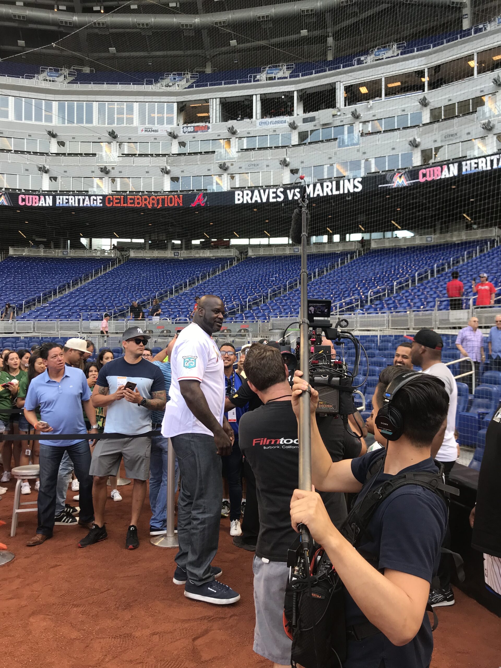 Filming Shaq & Yoel Romero