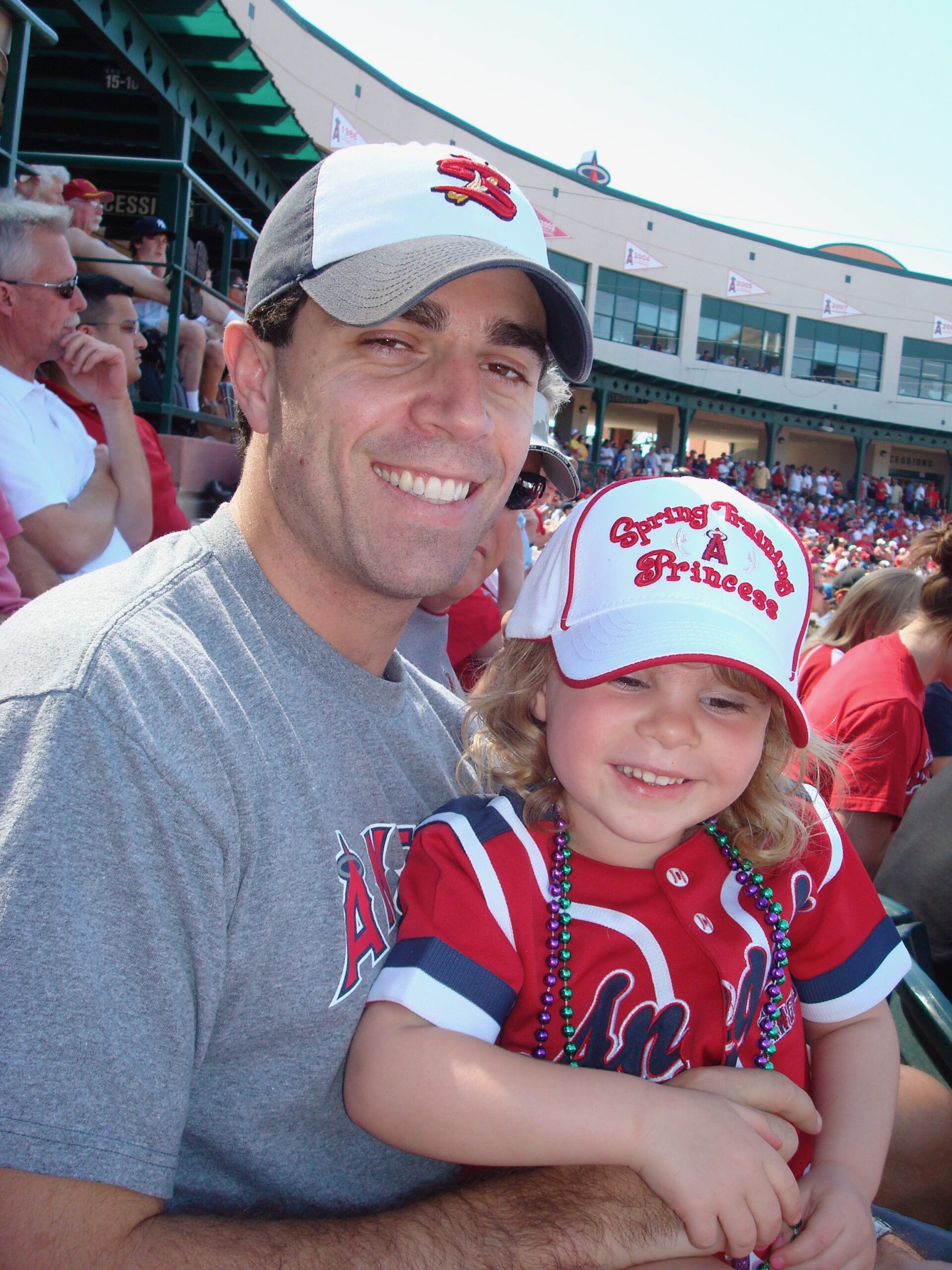 Ryan & the Spring Training Princess at Tempe Diablo
