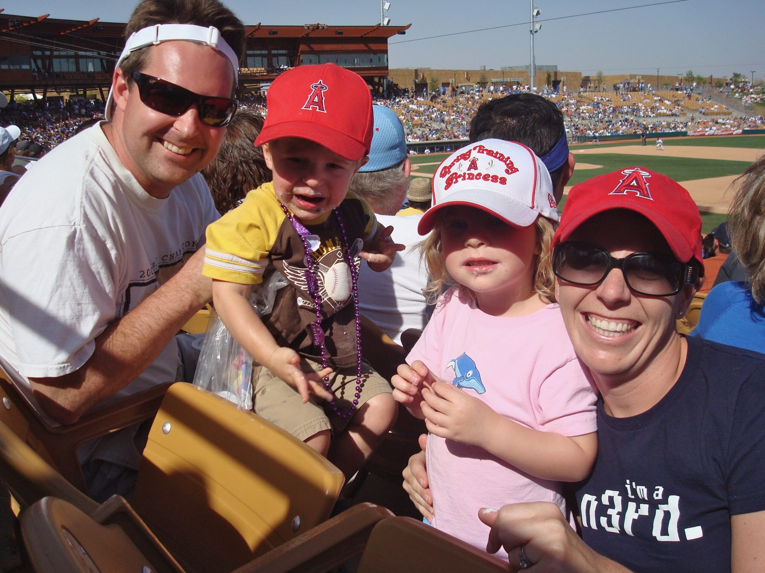 Family time at Spring Training