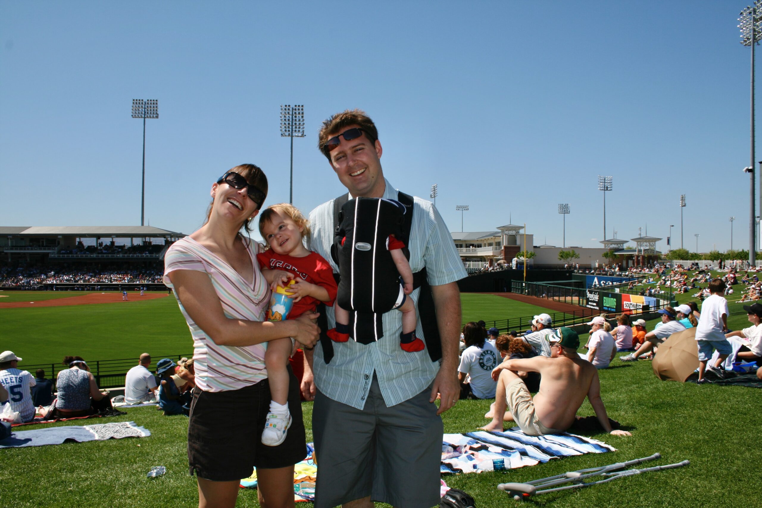 In the outfield